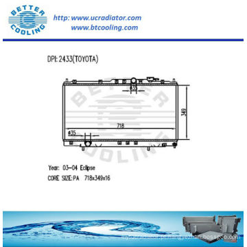 Radiador para Mitsubishi